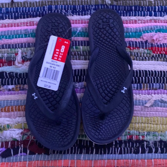 under armor flip flops size 8 - Picture 1 of 1